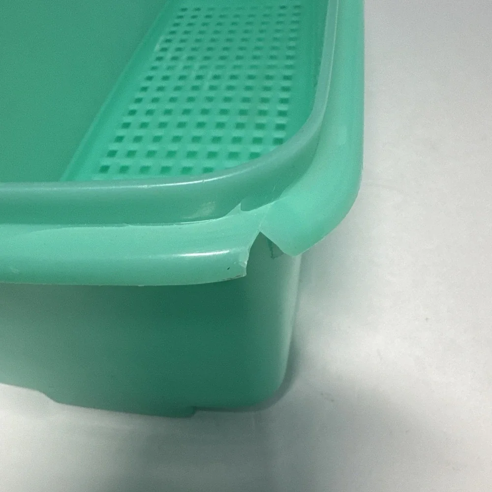 VTG Tupperware Lot 3 Crisp It Bowl‎ 679 Colander 339 Crisper 782 Jadeite Green
